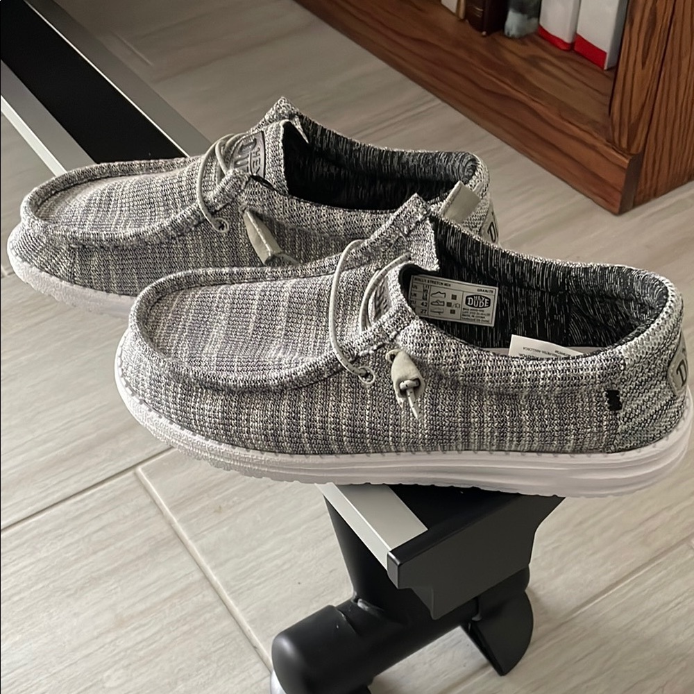 Hey Dude Gray Slip-On Loafers